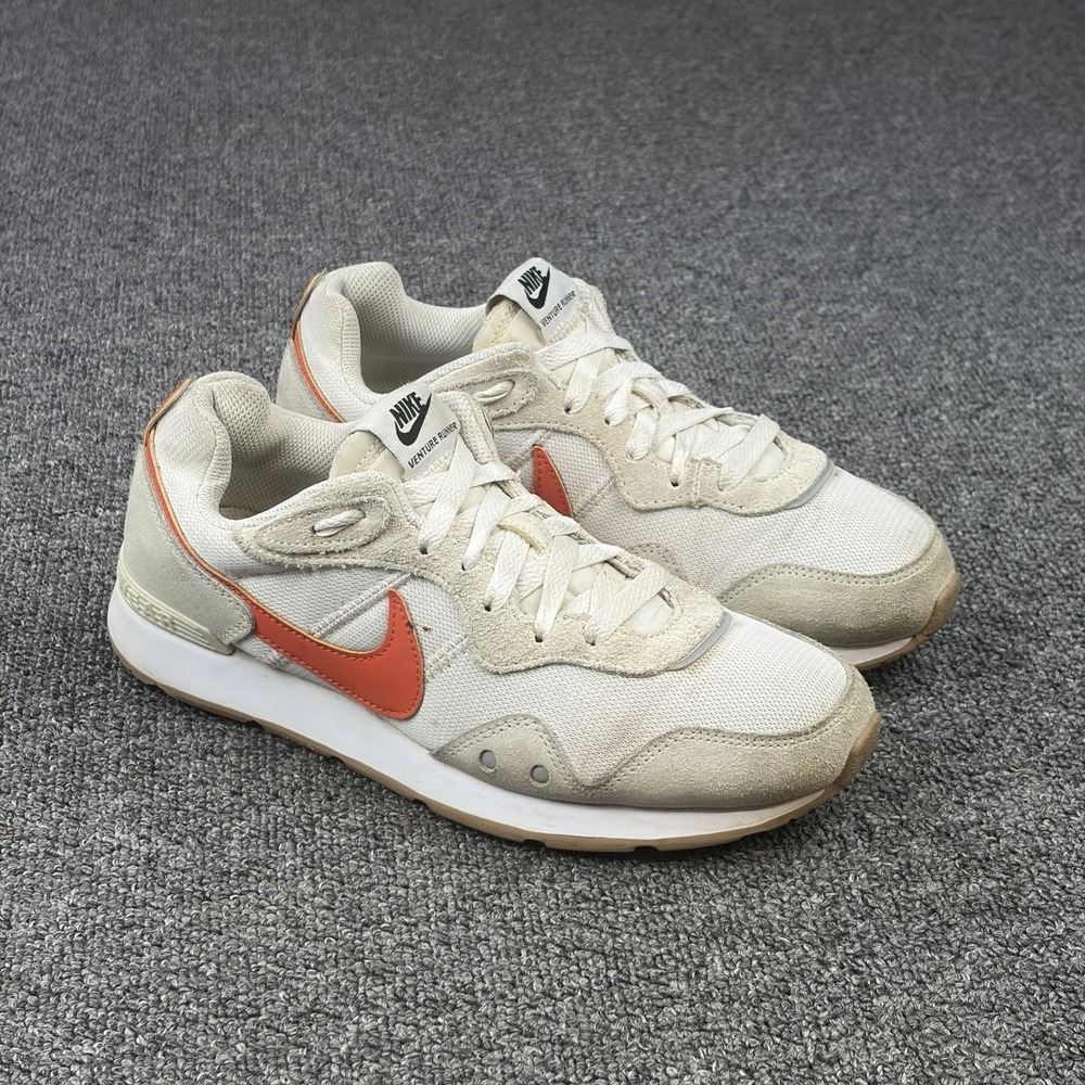Nike Venture Runner CK2948-109 Womens Size 7.5 Cream Orange Casual Running Shoes